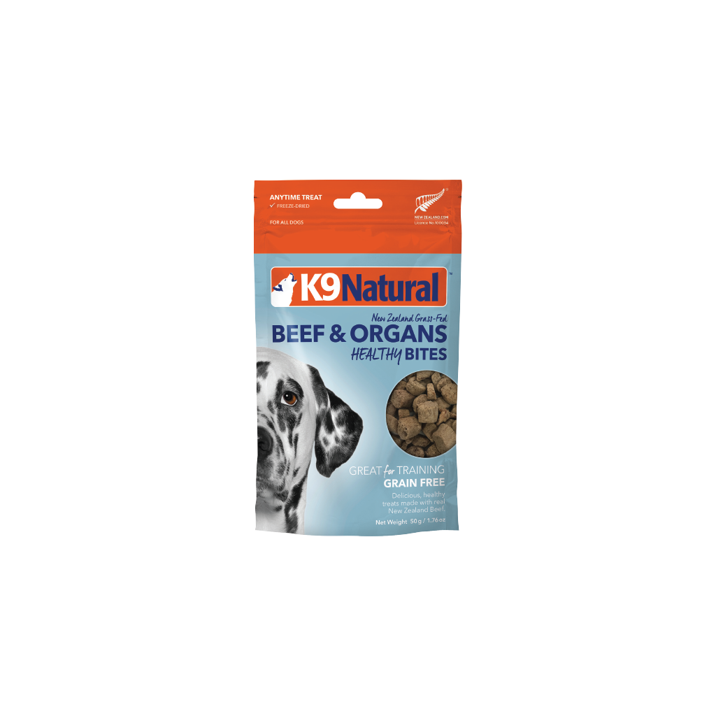 K9 Beef Healthy Bites Dog Treats 50g