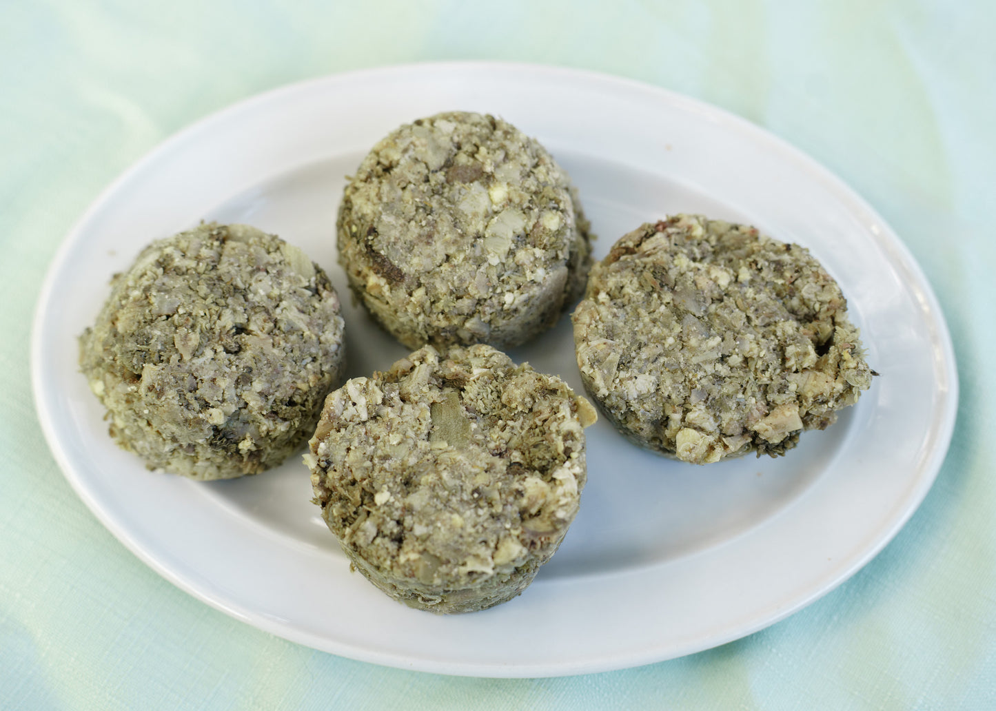 Green Tripe Patties Pack Of 12✅️