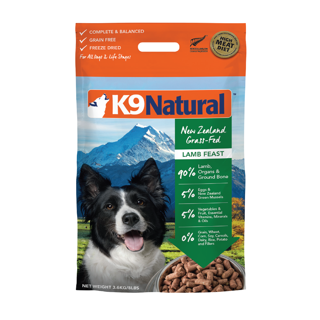 K9 Lamb Feast Freeze Dried Dog Food