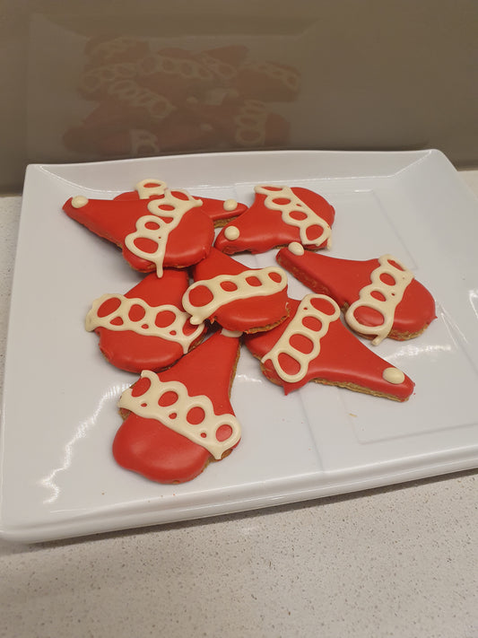 Santa Hat Biscuit