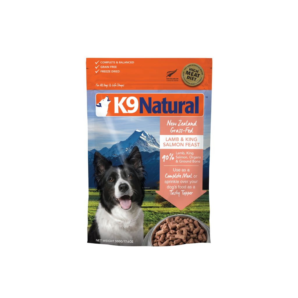 K9 Lamb & King Salmon Feast Freeze-Dried Dog Food