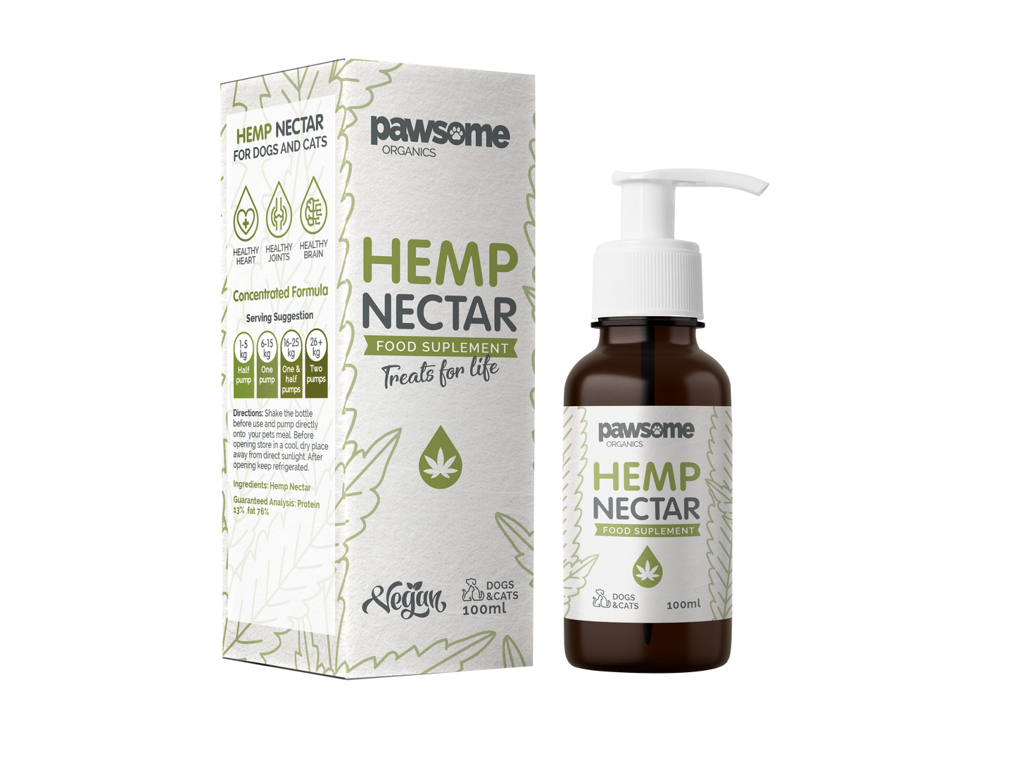 Pawesome Organics Hemp Nectar 100ml