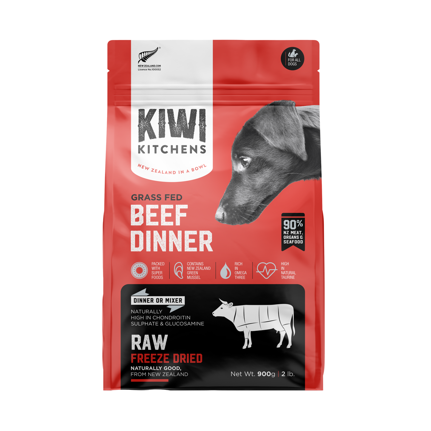 Kiwi Kitchens Freeze Dried Dinner Varieties For Dogs