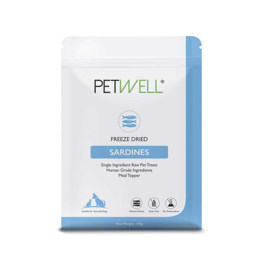 PetWell Freeze Dried Sardines