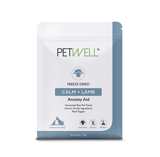 PetWell Freeze Dried Calm & Lamb - Anxiety Aid