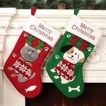 Cat/Dog Christmas Stocking Each