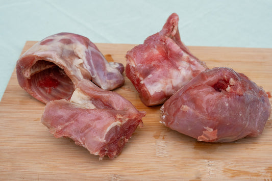 Rabbit Pieces Skunned & Gutted 4 Pack✅️